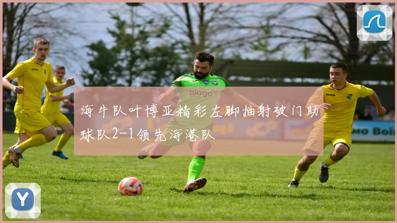 海牛队叶博亚精彩左脚抽射破门助球队2-1领先海港队