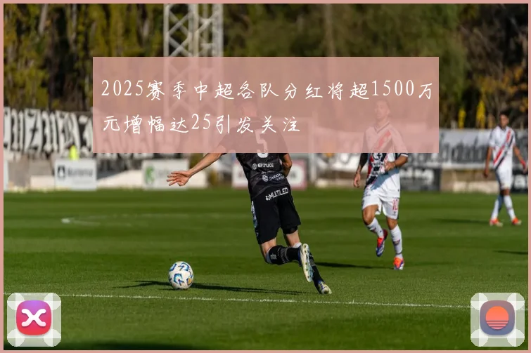 2025赛季中超各队分红将超1500万元增幅达25引发关注